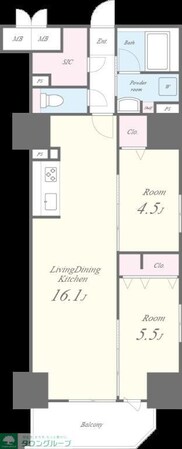 スターズスクエア浦和美園の物件間取画像